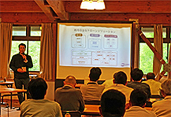 SkyLink Japanの奥村氏による講演