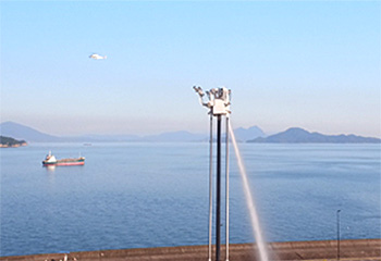 訓練の状況を空撮4