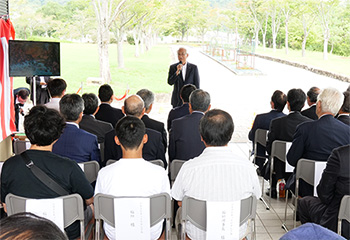 当社取締役社長によるあいさつ