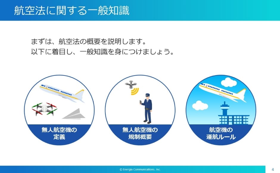 ドローン学習eラーニング『EneLearn Drone Meister』二等初学者学習コース